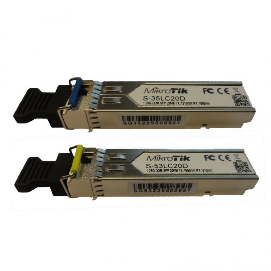 MikroTik S-3553LC20D pair MikroTik S-3553LC20D pair