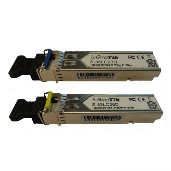 MikroTik S-3553LC20D pair