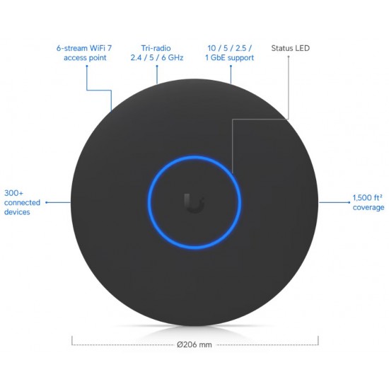 Ubiquiti UniFi U7 Pro XG Black (U7-Pro-XG-B) Ubiquiti UniFi U7 Pro XG Black (U7-Pro-XG-B)